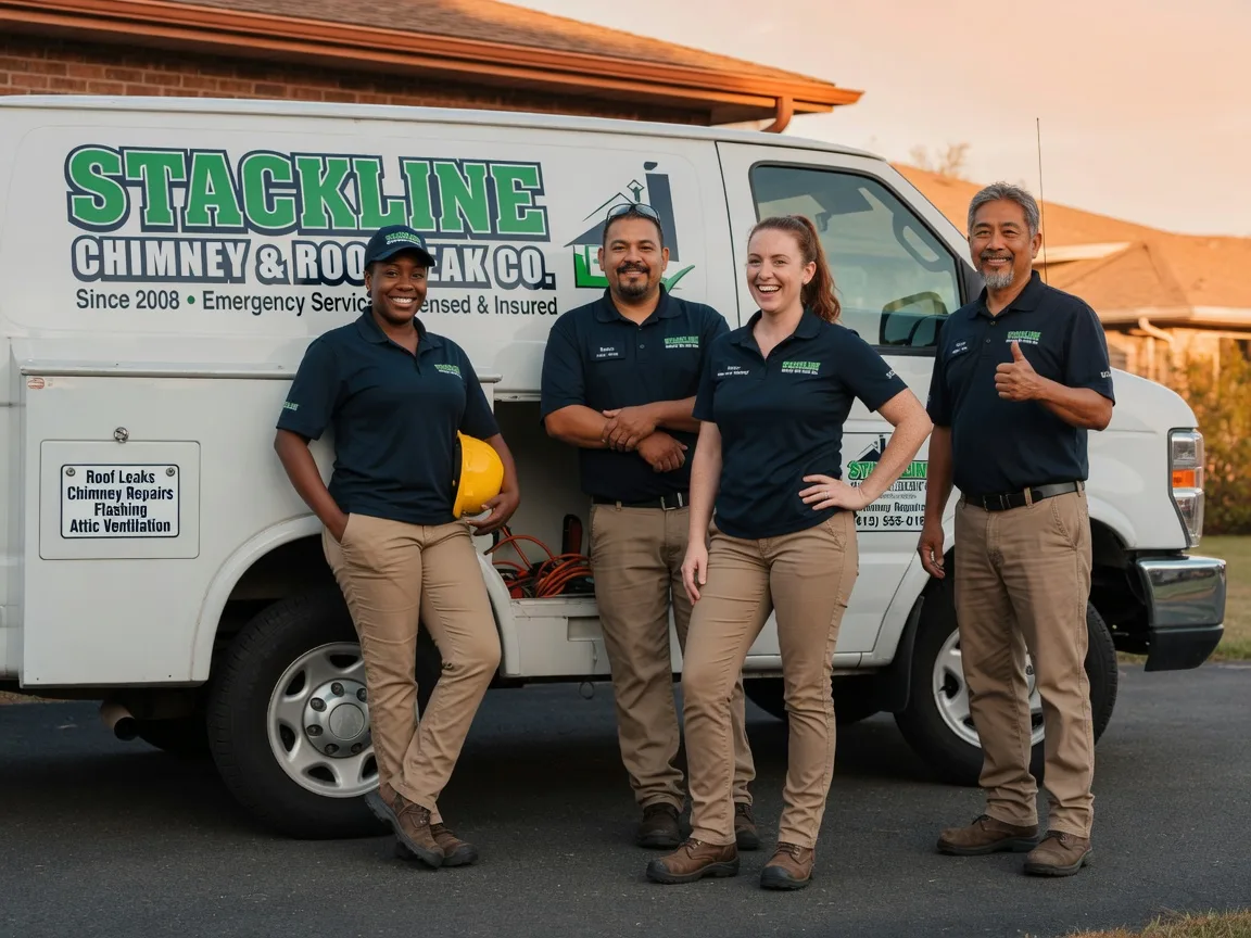 Chimney flashing repair company in Danbury, WI